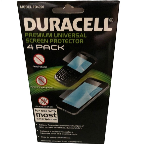 Duracell- Cell Phone Screen Protectors- 3 in pack,cut to fit screen protector - Picture 3 of 15